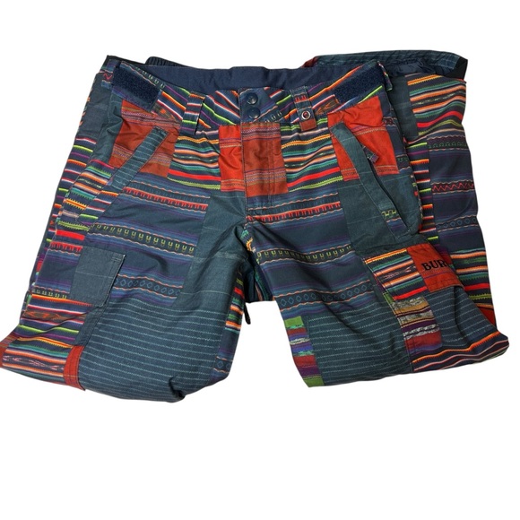 Burton Snowboard Boys DryRide Exile Cargo Pants Insulated MEDIUM 10/12 Mulitcol - Picture 1 of 13